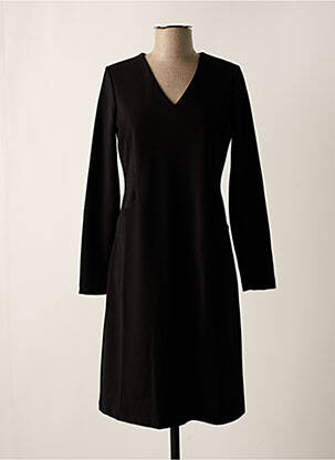 Robe mi-longue noir LA FEE MARABOUTEE pour femme