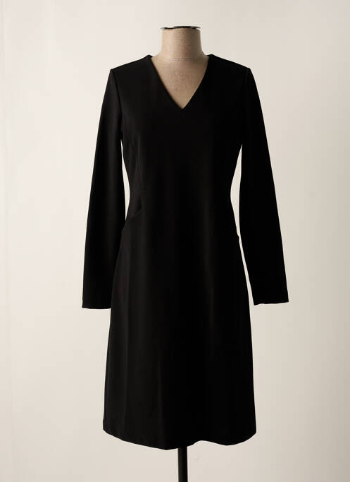 Robe mi-longue manches longues manches longues noir LA FEE MARABOUTEE femme