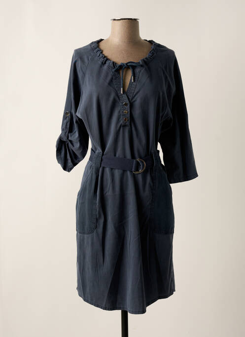 Robe mi-longue bleu EVA KAYAN pour femme