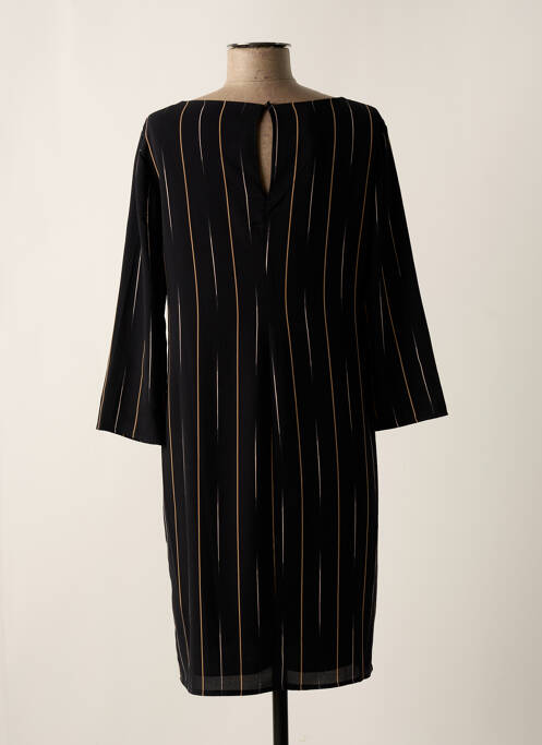 Robe mi-longue noir LA FEE MARABOUTEE pour femme