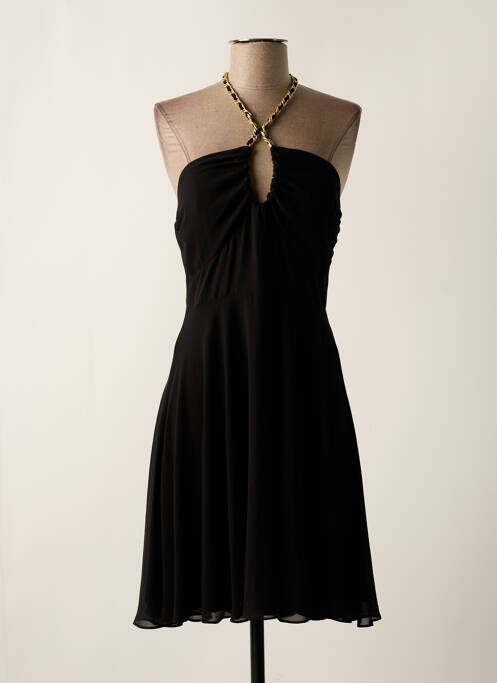 Robe mi-longue noir MORGAN pour femme