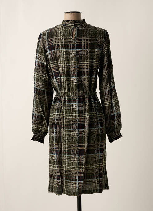 Robe mi-longue vert GEISHA pour femme