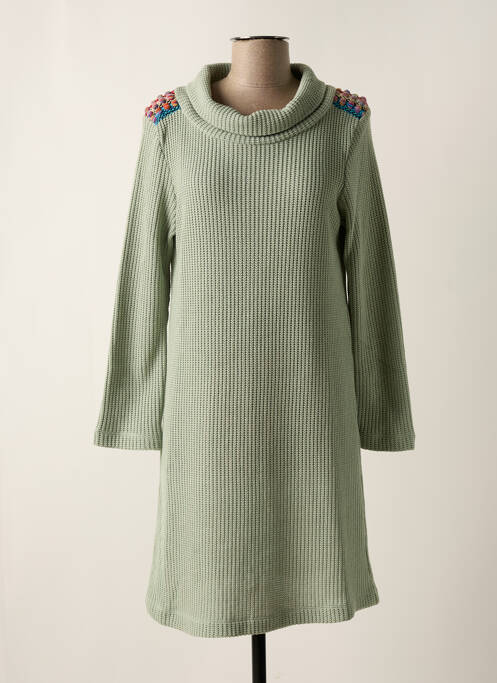 Robe pull vert LO! LES FILLES pour femme