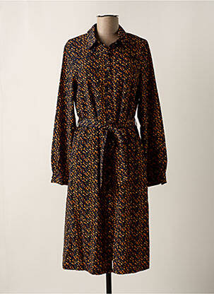 Robe mi-longue noir FREEMAN T.PORTER femme