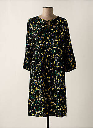 Robe mi-longue noir STREET ONE femme