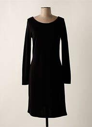 Robe mi-longue noir STREET ONE femme