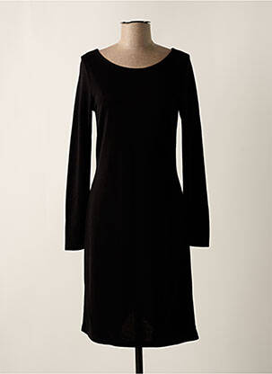 Robe mi-longue noir STREET ONE femme