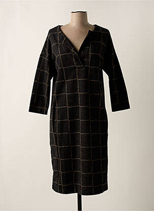 Robe pull noir LA FÉE ATELIER BY LA FÉE MARABOUTÉE femme