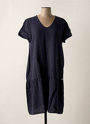 Robe mi-longue bleu STREET ONE femme