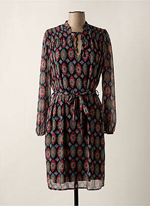 Robe mi-longue noir LA FEE MARABOUTEE femme