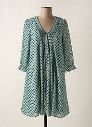 Robe courte vert FREEMAN T.PORTER femme