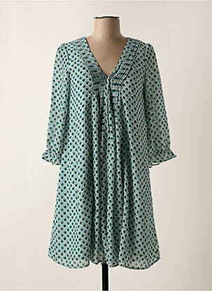 Robe courte vert FREEMAN T.PORTER femme