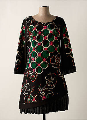 Robe mi-longue noir SAVE THE QUEEN femme