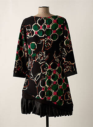 Robe mi-longue noir SAVE THE QUEEN femme