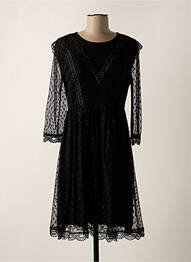 Robe mi-longue noir BELLITA femme