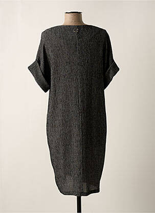 Robe mi-longue noir 3322 femme