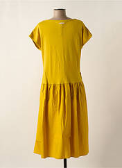 Robe mi-longue jaune HUMILITY pour femme seconde vue