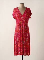 Robe mi-longue rose GEISHA pour femme seconde vue