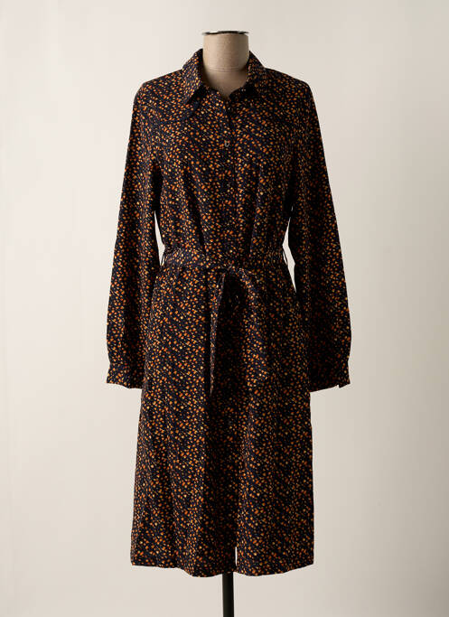 Robe mi-longue noir FREEMAN T.PORTER femme