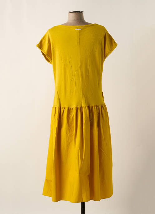 Robe mi-longue jaune HUMILITY pour femme