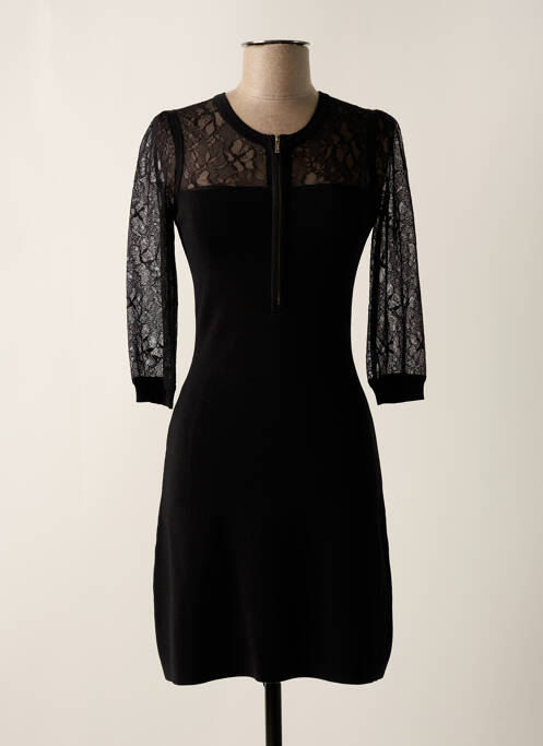 Robe mi-longue noir MORGAN pour femme