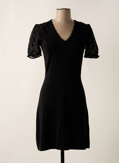 Robe mi-longue noir MORGAN pour femme