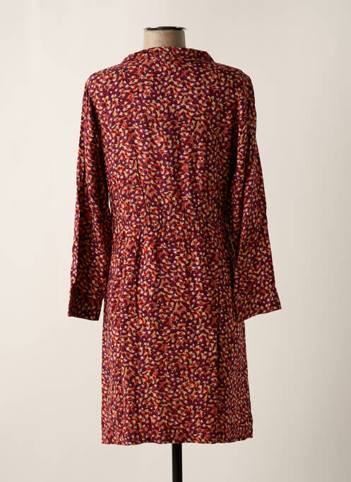 Robe mi-longue rouge INDI & COLD pour femme