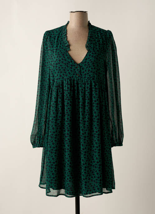 Robe mi-longue vert FREEMAN T.PORTER pour femme