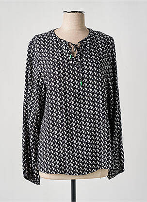 Blouse imprimé fantaisie manches longues noir CECIL femme