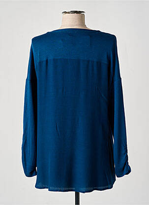 Pull col v manches longues bleu STREET ONE femme
