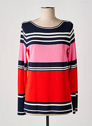 Pull stretch manches longues rose MARIA BELLENTANI femme