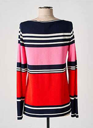 Pull coupe droite manches longues rose MARIA BELLENTANI femme