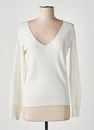 Pull beige MORGAN pour femme