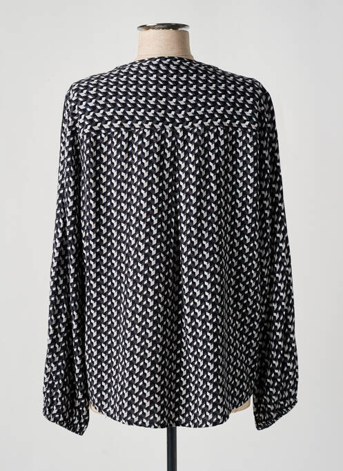 Blouse imprimé fantaisie manches longues noir CECIL femme