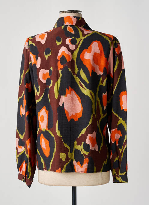 Chemisier marron GEISHA femme