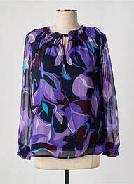 Blouse imprimé fantaisie manches longues violet STREET ONE femme