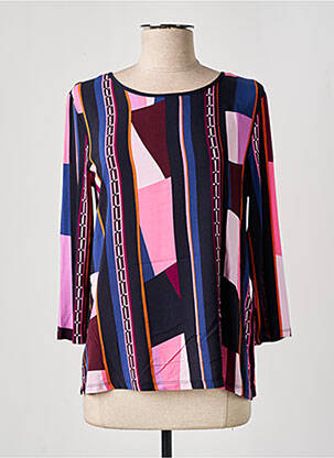 Top imprimé fantaisie manches 3/4 bleu STREET ONE femme
