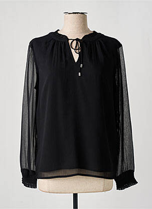 Blouse manches longues manches longues noir STREET ONE femme