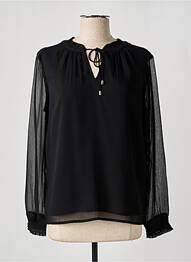 Blouse manches longues manches longues noir STREET ONE femme