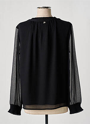 Blouse manches longues manches longues noir STREET ONE femme