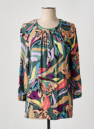 Blouse imprimé fleurs manches 3/4 vert STREET ONE femme