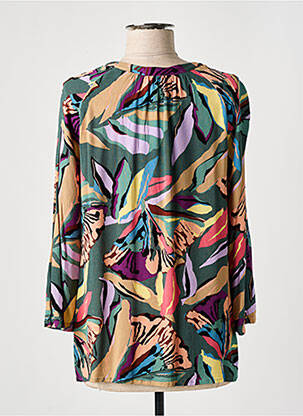 Blouse imprimé fleurs manches 3/4 vert STREET ONE femme