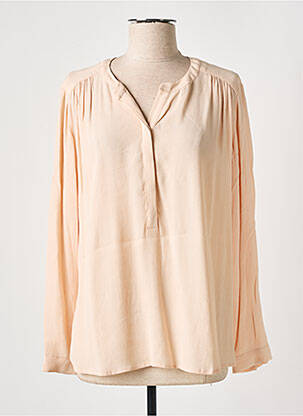 Blouse poignets boutonnés avec fente manches longues rose DES PETITS HAUTS femme