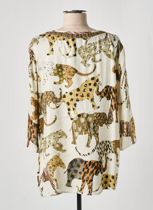 Blouse beige GEISHA pour femme