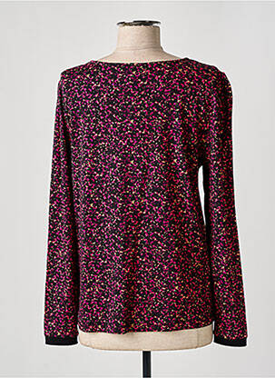 Blouse tissage popeline manches longues rose STREET ONE femme