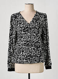 Blouse imprimé fantaisie manches longues noir STREET ONE femme