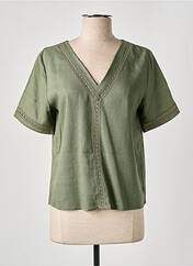 Blouse vert FREEMAN T.PORTER pour femme seconde vue