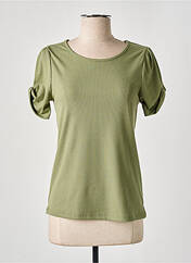 Top vert GEISHA pour femme seconde vue