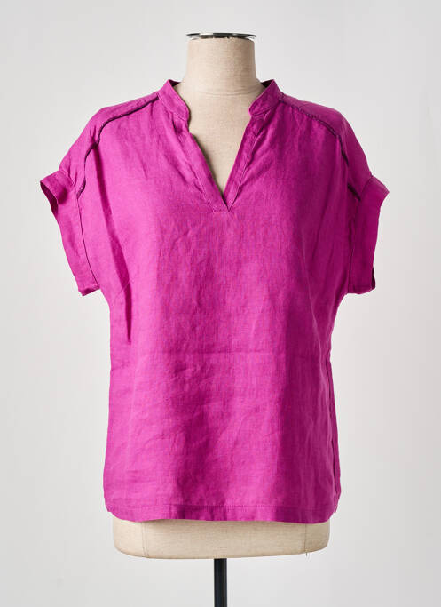 Blouse violet LA FEE MARABOUTEE pour femme