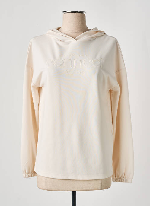 Sweat-shirt à capuche rose STREET ONE pour femme